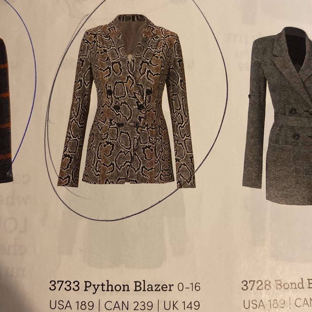Cabi Python Blazer.  Fall 2019. - Picture 9 of 10